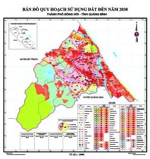 Bản đồ quy Quy hoạch,Quy hoạch TP Đồng Hới Quảng Bình,Đồng Hới Quảng Bình đến năm 2030