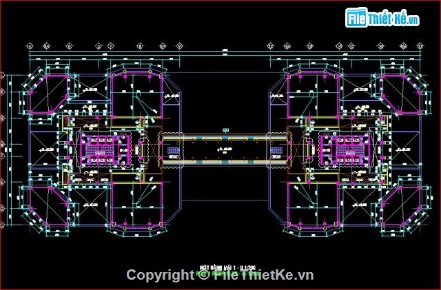 kết cấu cao ốc,bản vẽ thiết kế cao ốc,cao ốc nhà ở,Cao ốc nhà ở Bảo Gia