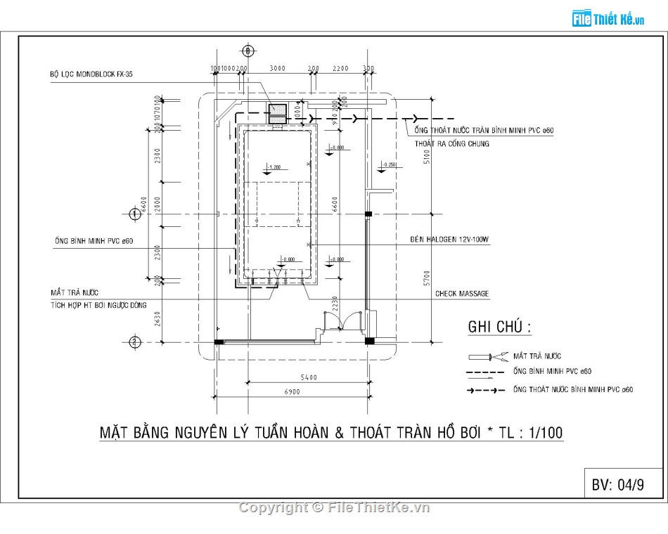 hồ bơi gia đình,xay dung ho boi,Thiết kế hồ bơi gia đình,Autocad thiết kế hồ bơi
