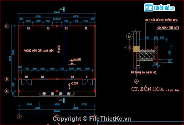 kiến trúc nhà công vụ,kết cấu nhà công vụ,nhà công vụ huyện Đình Quan