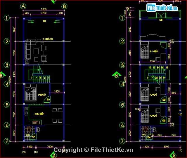 nhà phố 3 tầng,kiến trúc 3 tầng,Nhà phố 5x15m