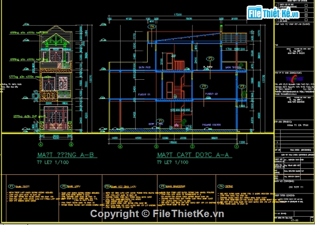 nhà phố 3 tầng,Nhà phố 4.2x16m,Kiến trúc nhà phố,bản vẽ nhà phố 3 tầng