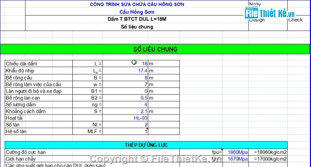 dự ứng lực,dầm,Bản vẽ dầm T