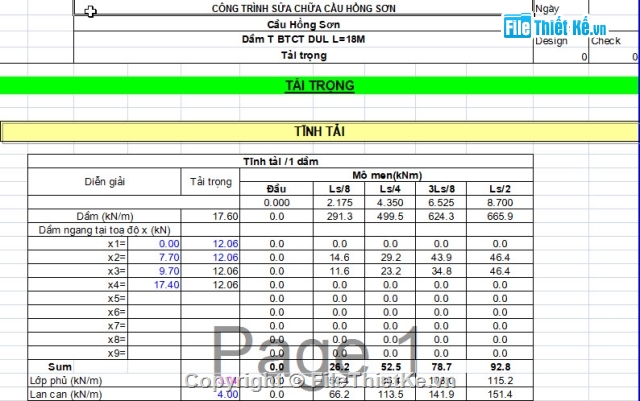 dự ứng lực,dầm,Bản vẽ dầm T