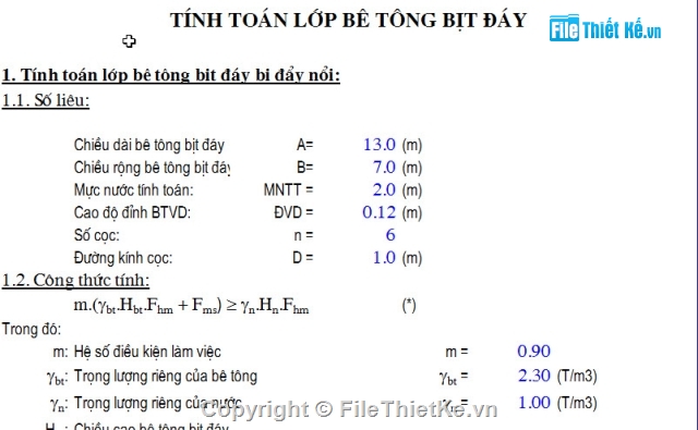 tính toán,bê tông,Lisp tính toán