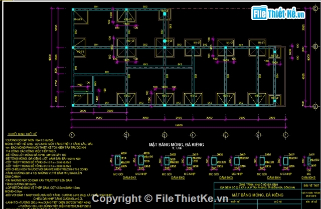 biệt thự 2 tầng,nhà ở gia đình 2 tầng,biệt thự 2 tầng 9x19.8m,Filethietke biệt thự 2 tầng,Cad biệt thự 2 tầng,BV biệt thự 2 tầng 9x19.8m