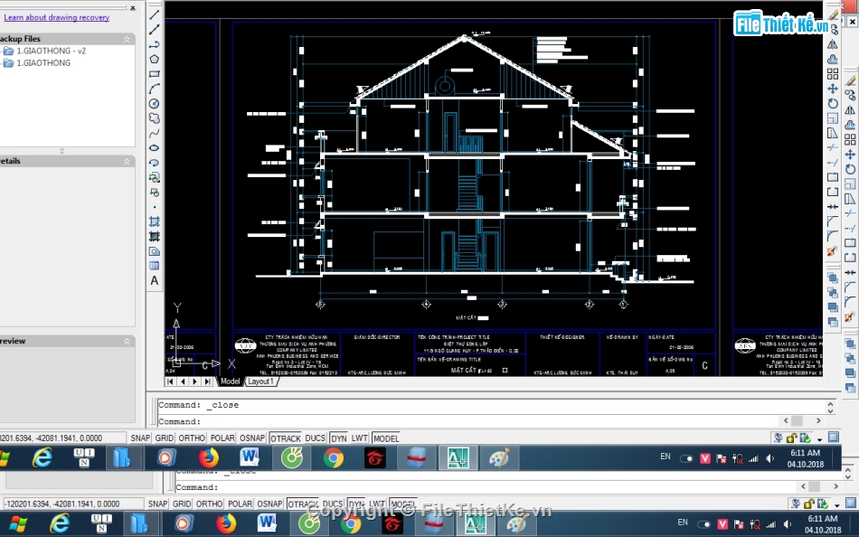 nhà phố file cad,cad nhà phố,autocad nhà phố,bản vẽ nhà phố,file cad nhà phố