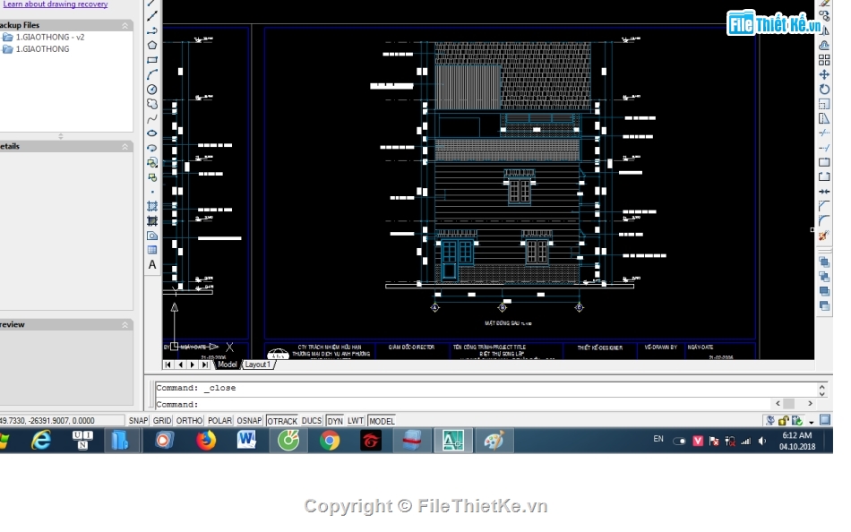 nhà phố file cad,cad nhà phố,autocad nhà phố,bản vẽ nhà phố,file cad nhà phố