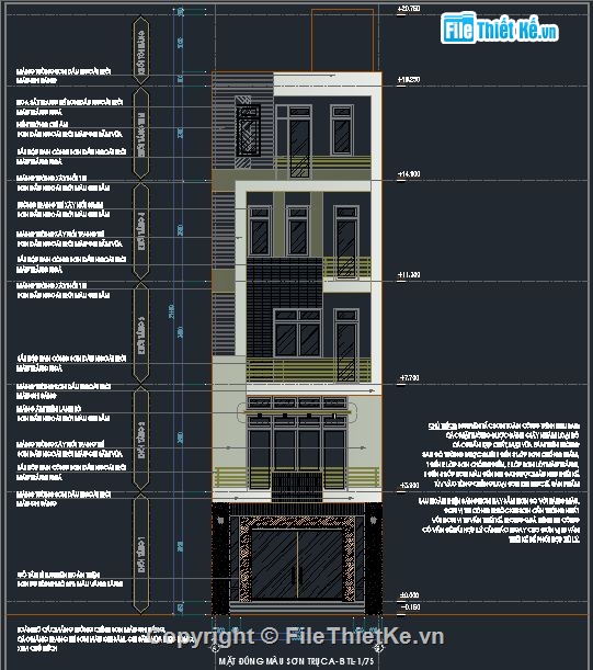 Bản vẽ nhà phố,nhà phố 5 tầng 6x13m,nhà phố 5 tầng,bản vẽ nhà phố,bản vẽ nhà 5 tầng