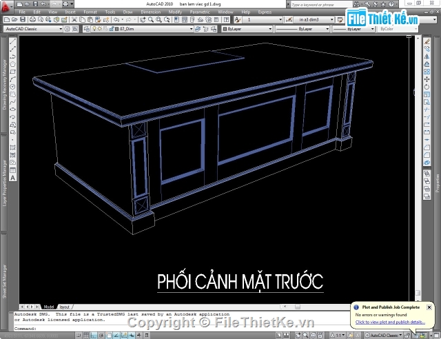 bàn làm việc,bàn giám đốc,bản vẽ bàn ghế