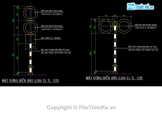 Bản vẽ,Bản vẽ autocad,giao thông,biển báo giao thông,autocad