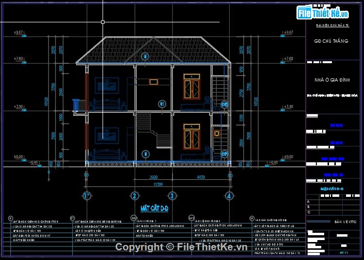 biệt thự 2 tầng,file cad biệt thự 2 tầng,cad biệt thự 2 tầng,Bản vẽ autocad biệt thự 2 tầng