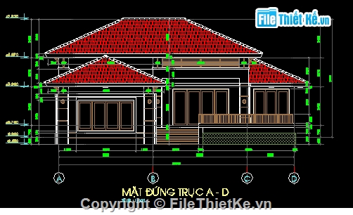 Bản vẽ,Biệt thự,Bản vẽ autocad,cấu tạo,cấu tạo mái,chi tiết cấu tạo