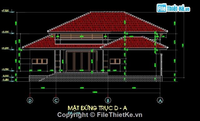 Bản vẽ,Biệt thự,Bản vẽ autocad,cấu tạo,cấu tạo mái,chi tiết cấu tạo