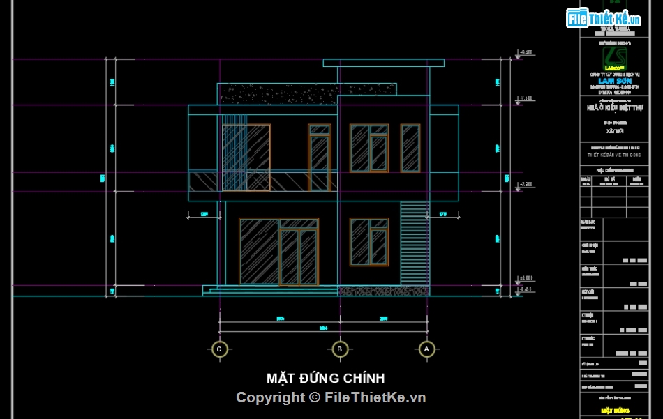 Biệt thự 2 tầng 8.6x14m,bản vẽ biệt thự 2 tầng,file cad biệt thự 2 tầng,biệt thự 2 tầng file cad,biệt thự 2 tầng autocad,biệt thự 2 tầng file autocad