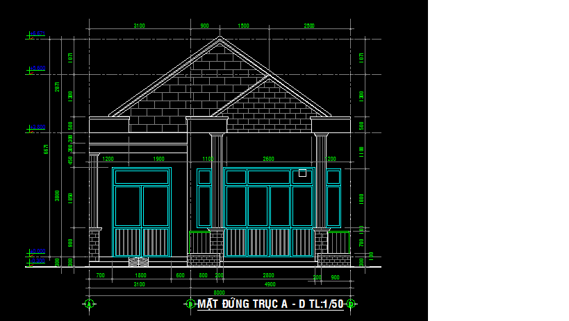 mẫu nhà trệt,bản vẽ nhà trệt,nhà biệt thự rất đẹp,bàn vẽ cad biệt thự