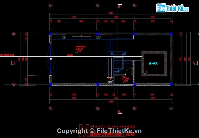 nhà 3 tầng,Bản vẽ nhà phố,nhà phố 3 tầng