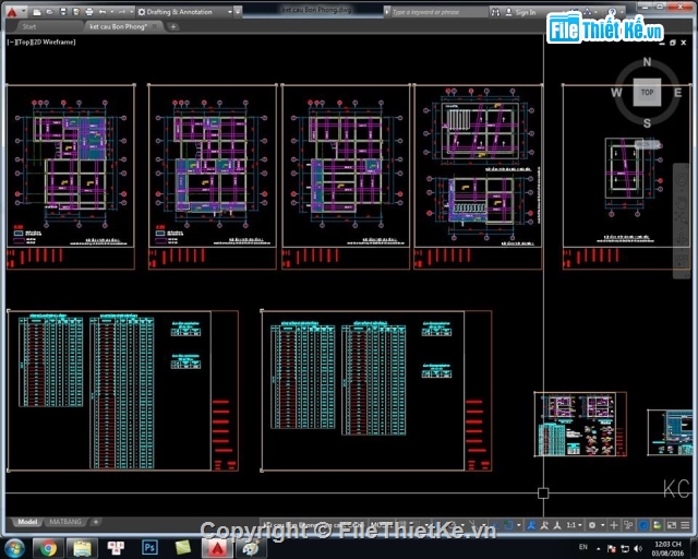 Thiết kế biệt thự,Bản vẽ full,Bản vẽ autocad,Bản vẽ chi tiết