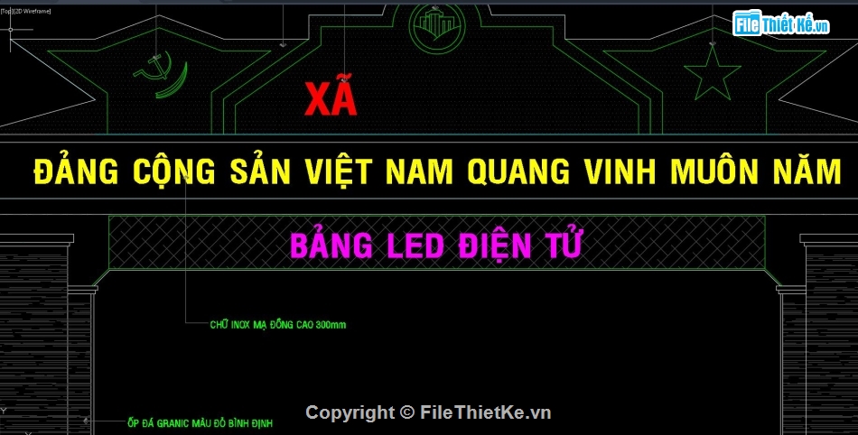 file cad cổng chào,bản vẽ cad cổng chào,mẫu cad cổng chào,bản vẽ cổng chào,file cad cổng chào xã