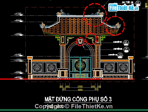 Bản vẽ,Bản vẽ autocad,tham khảo,đền thờ,cad cổng,cổng đền thờ