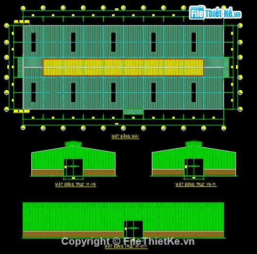 Bản vẽ kiến trúc Nhà xưởng,kết cấu kiến trúc,bản vẽ nhà xưởng 30x60m,bản vẽ kiến trúc kết cấu nhà xưởng,nhà xưởng 30x60m