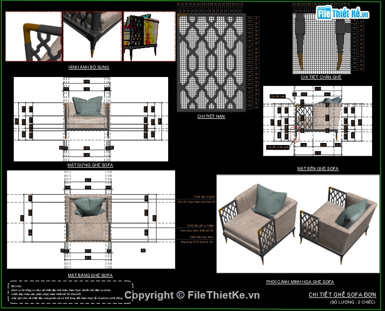 Bản vẽ cad chi tiết ghế sofa,Autocad bản vẽ chi tiết ghế,Bản vẽ ghế Indochine,Chi tiết ghế sofa