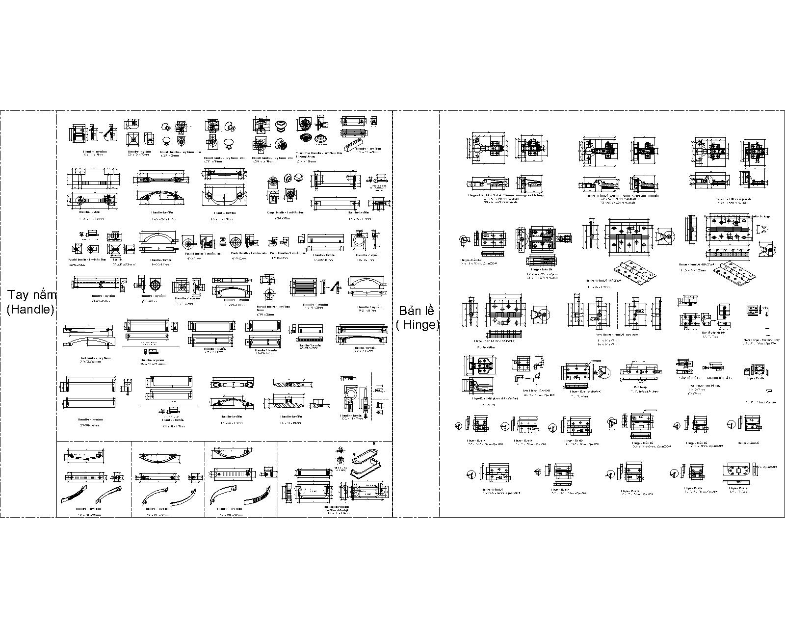 hardware 2d đồ gỗ,file ngũ kim các loại,file cad hardware,bản vẽ shop drawing,thư viện vật tư đồ gỗ nội thất,bản vẽ phụ kiện đồ gỗ