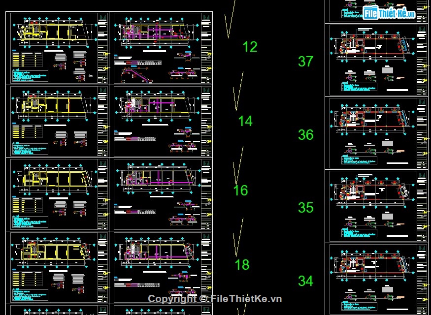 Nhà phố 3 tầng 4.2x18m,nhà phố 3 tầng file cad,file cad nhà phố 3 tầng,nhà phố 3 tầng autocad,autocad nhà phố 3 tầng