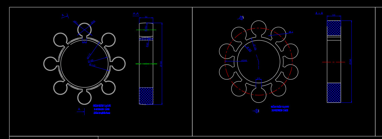 cao su giảm chấn các loại,Full bản vẽ cao su giảm chấn,autocad khớp nối cao su,khớp nối cao su file cad