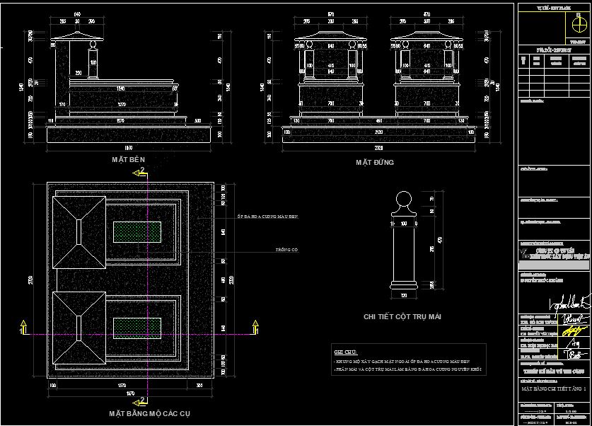 khu lăng mộ,kiến trúc lăng mộ,thiết kế lăng mộ,lăng mộ dwg,bản vẽ lăng mộ cad