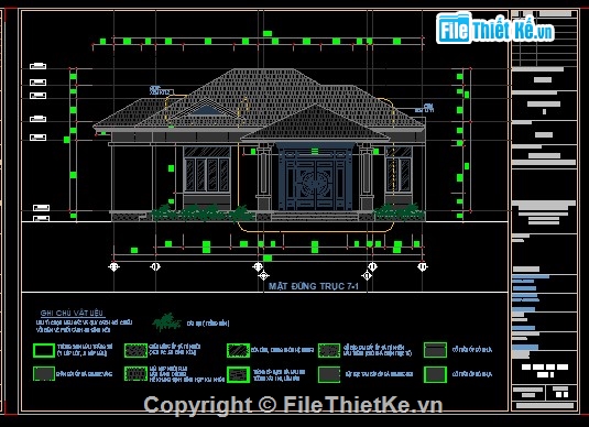 Biệt thự 1 tầng 13.74x8m,Bản vẽ biệt thự 1 tầng,File autocad biệt thự 1 tầng,Biệt thự 1 tầng file autocad,File cad biệt thự 1 tầng