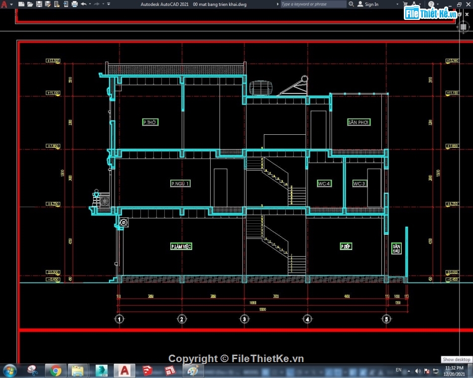 Nhà phố 3 tầng cad,Bản vẽ cad Nhà phố 3 tầng,Cad Nhà phố 3 tầng,File cad biệt thự 3 tầng,cad Nhà 3 tầng 10x18m,Nhà 3 tầng file cad