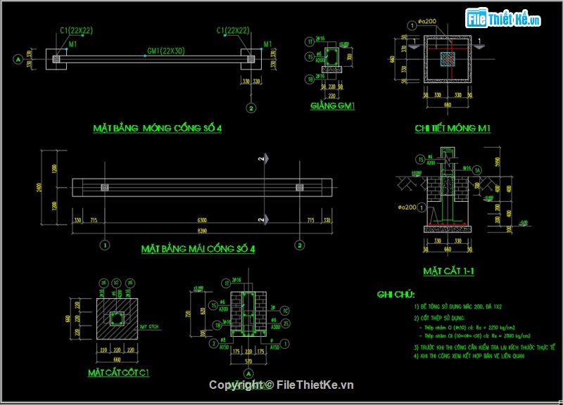 thiết kế cổng làng,Cổng làng,bản vẽ cổng làng