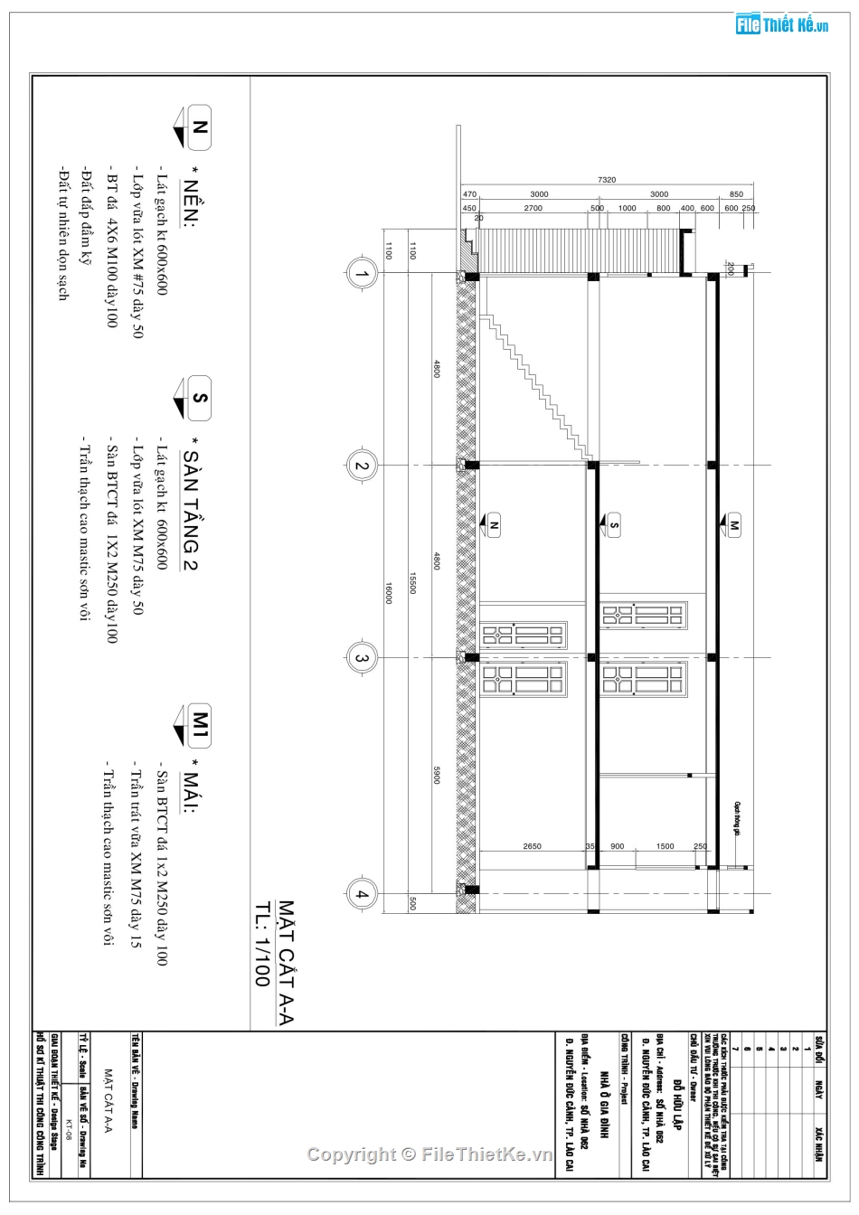 Nhà cấp 4 gác lửng,nhà cấp 4 5x15.5m,File cad nhà cấp 4 5x15.5m,nhà cấp 4 file cad,file cad nhà cấp 4 gác lửng