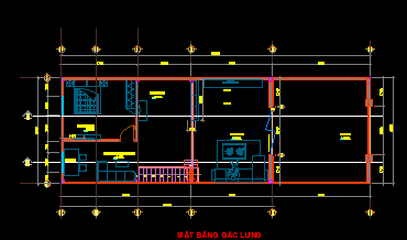 Nhà cấp 4 gác lửng,File cad nhà cấp 4 gác lửng,bản vẽ nhà cấp 4,Nhà cấp 4 6.5x13m,thiết kế nhà cấp 4,file cad nhà cấp 4