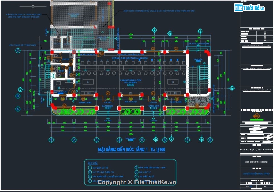 File cad Nhà làm việc 3 tầng,File cad trụ sở làm việc,File cad nhà làm việc hành chính công,File cad Trung tâm hành chính công,thiết kế nhà làm việc,bản vẽ nhà làm việc 3 tầng