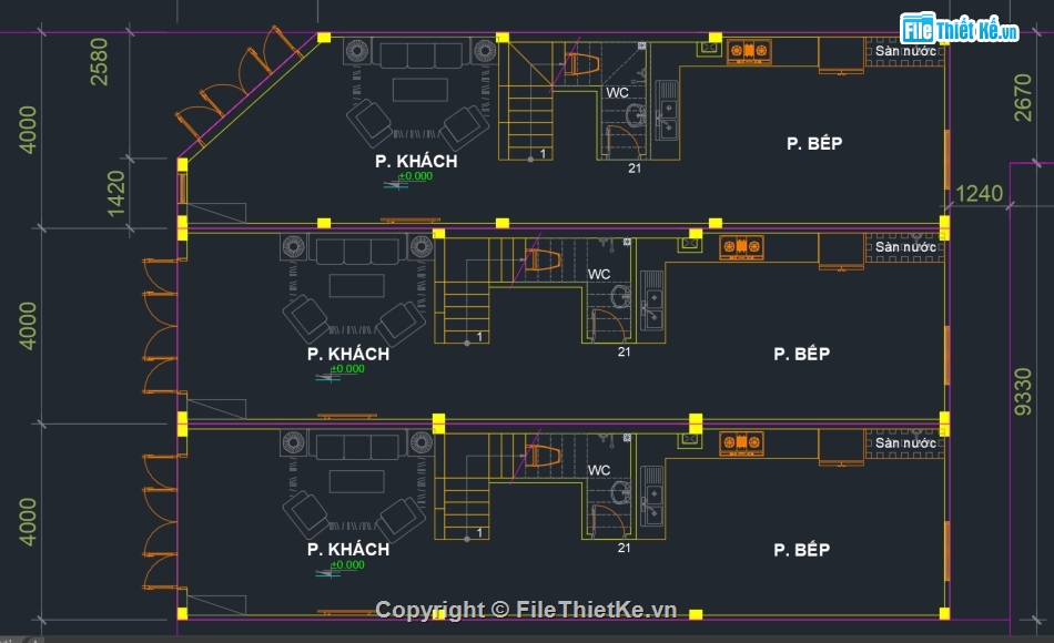 Mẫu nhà liền kề 3 tầng,Mẫu nhà phố liền kề 3 tầng,Autocad nhà phố liền kế 3 tầng,Bản vẽ nhà phố liền kề 3 tầng,Nhà phố liền kề 3 tầng 4x15.76m