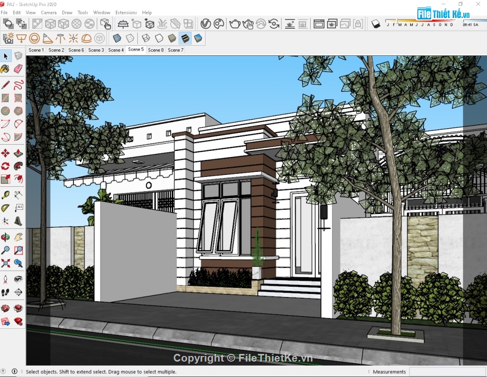 Nhà phố 1 tầng 5x20m,Bản vẽ nhà phố 1 tầng,Autocad nhà phố 1 tầng,Thiết kế nhà phố 1 tầng 5x20m