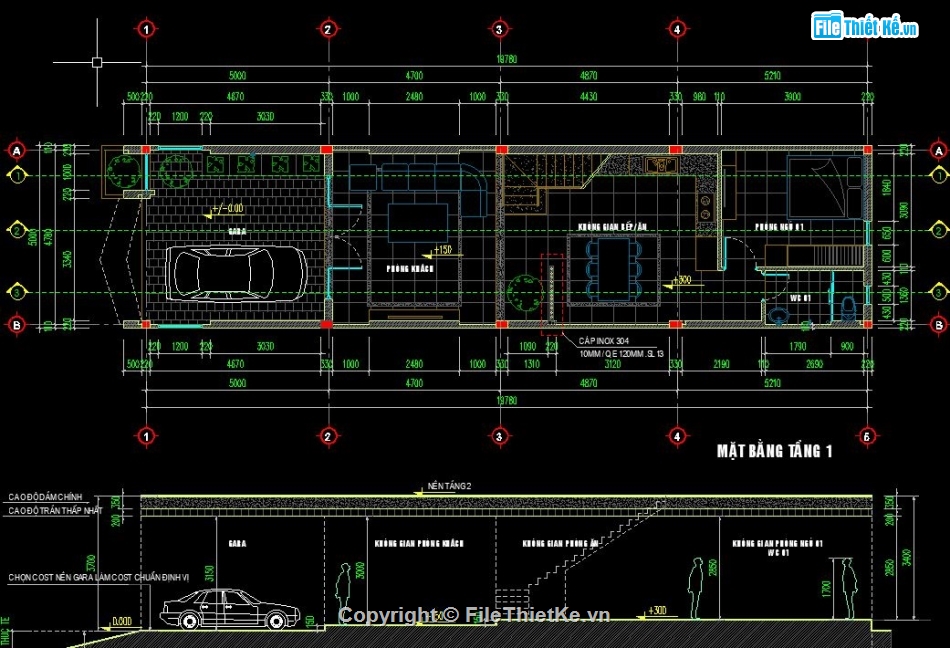 nhà phố 2 tầng,bản vẽ nhà phố 2 tầng,autocad nhà phố 2 tầng,nhà phố 2 tầng autocad,file cad nhà phố 2 tầng