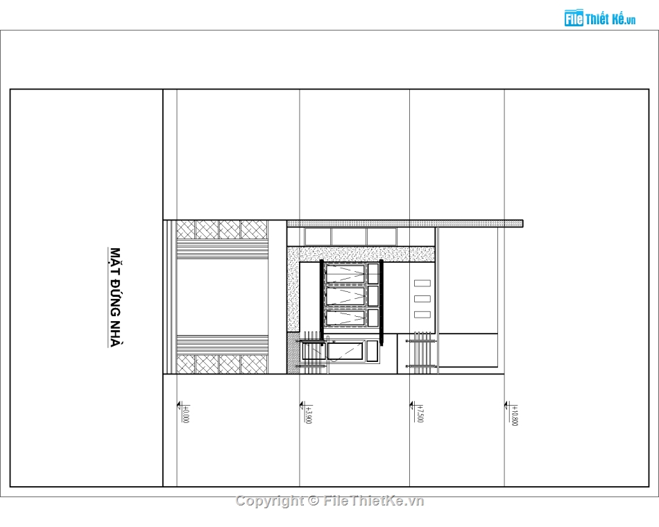 Nhà phố 2 tầng 4.9x17m,bản vẽ autocad nhà phố 2 tầng,nhà phố 2 tầng file cad,nhà phố lệch tầng,bản vẽ nhà phố 2 tầng