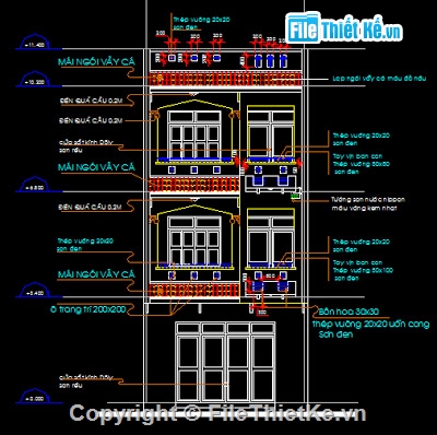 Bản vẽ autocad,Bản vẽ nhà phố,nhà phố 2 tâng,nhà mặt phố