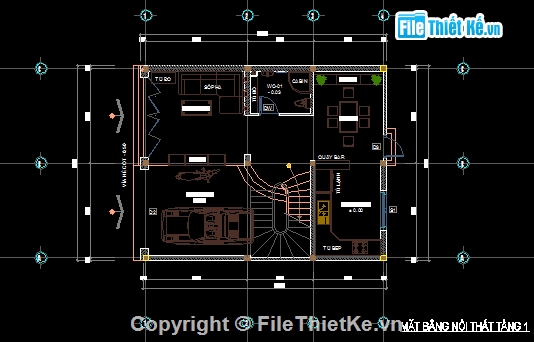 Bản vẽ autocad nhà phố 3 tầng,nhà phố 3 tầng 8x10m,autocad nhà phố 3,bản vẽ thi công nhà phố 3 tầng