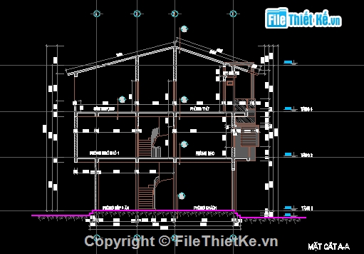 Bản vẽ autocad nhà phố 3 tầng,nhà phố 3 tầng 8x10m,autocad nhà phố 3,bản vẽ thi công nhà phố 3 tầng