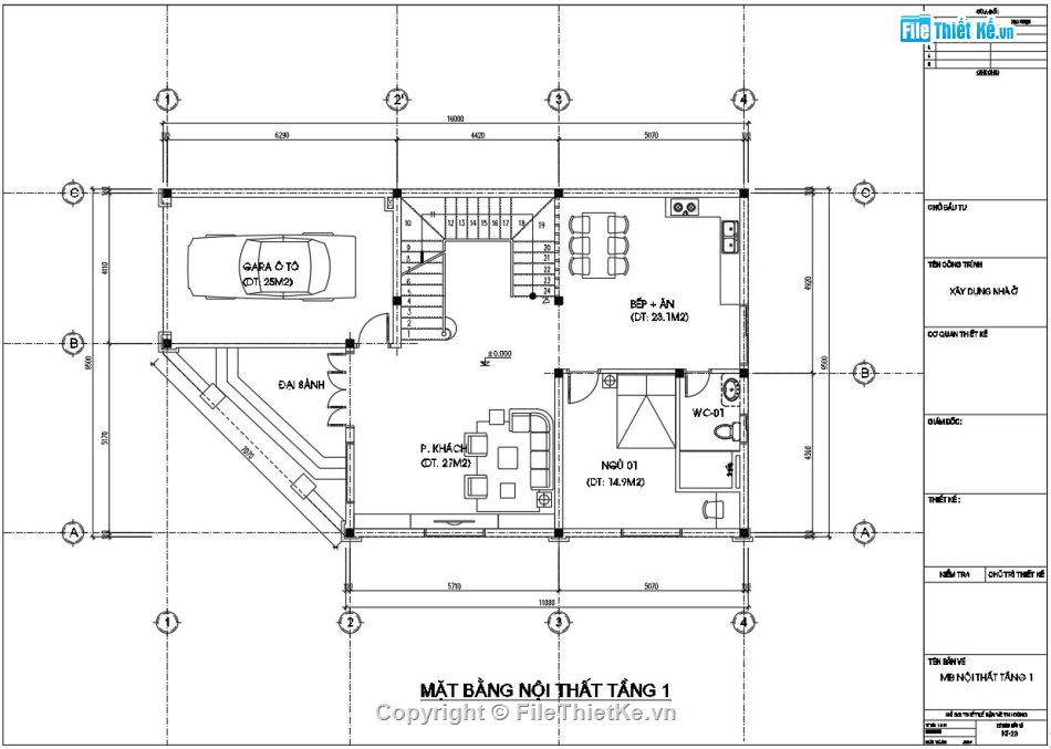 Nhà phố 3 tầng mái thái,bản vẽ nhà phố 9.5x16m,file cad biệt thự phố,nhà phố 3 tầng file cad,autocad nhà phố 3 tầng