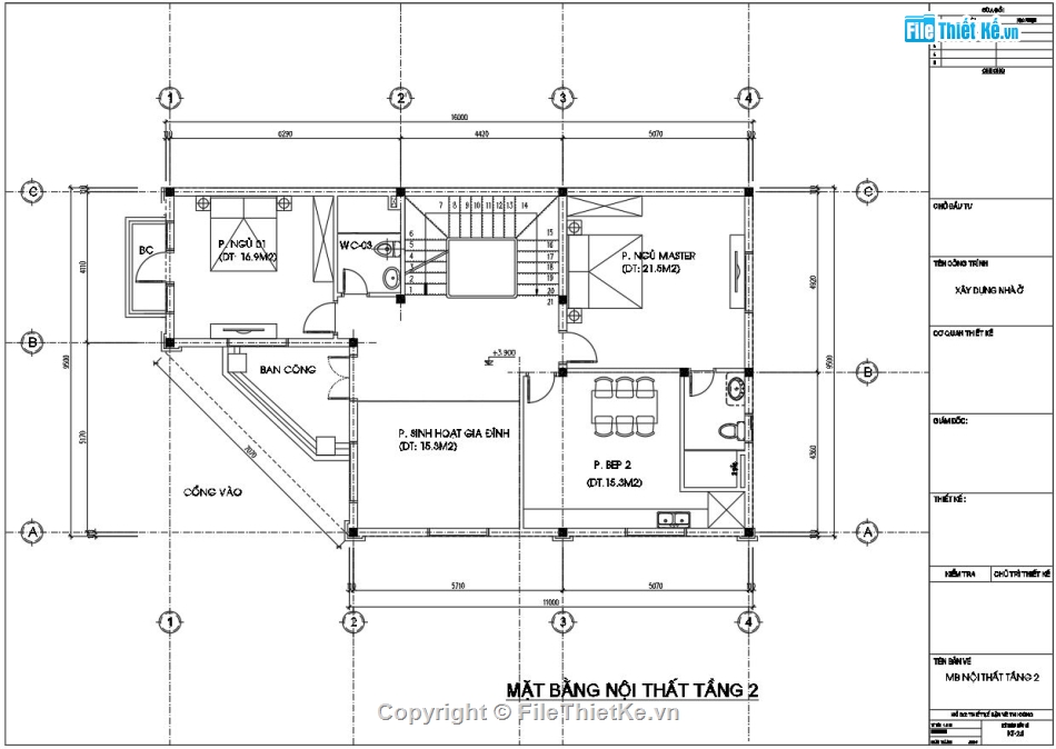 Nhà phố 3 tầng mái thái,bản vẽ nhà phố 9.5x16m,file cad biệt thự phố,nhà phố 3 tầng file cad,autocad nhà phố 3 tầng