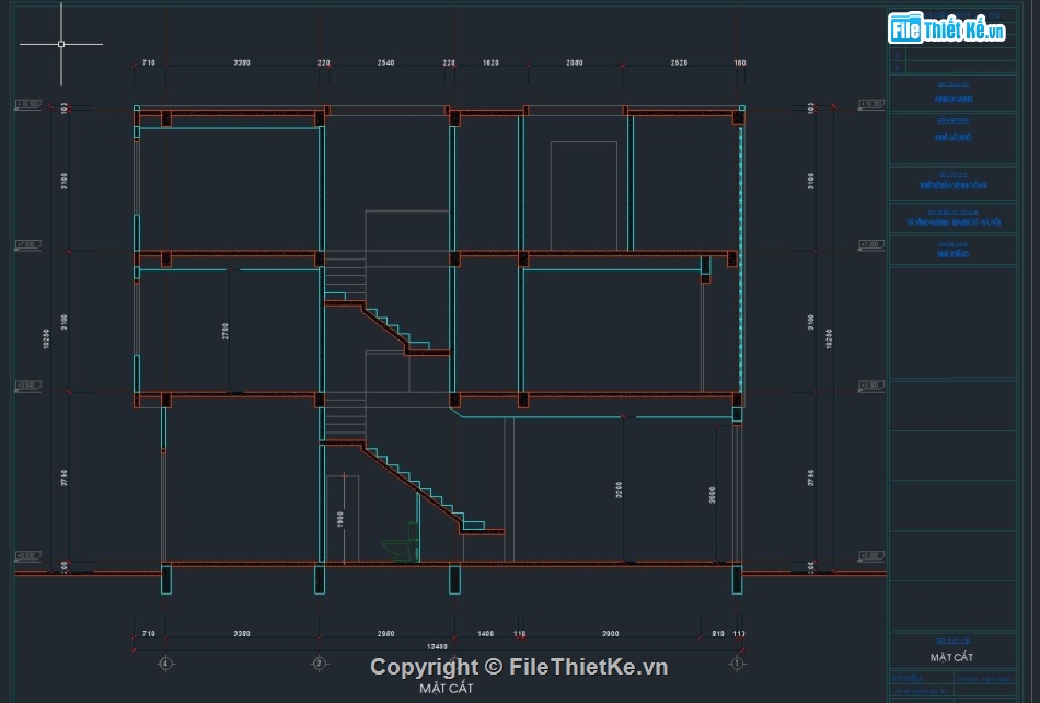 nhà phố 3 tầng file cad,nhà phố 3 tầng 3.2x12.8m,Autocad nhà phố 3 tầng,Bản vẽ nhà phố 3 tầng,Nhà phố 3 tầng file autocad