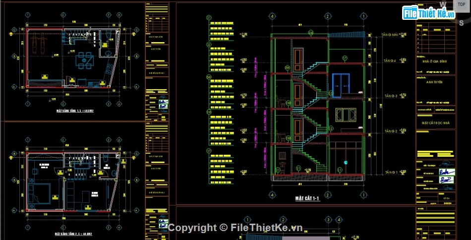 Nhà phố 4 tầng file cad,autocad nhà phố 4 tầng,bản vẽ nhà phố 4 tầng,file cad nhà phố 4 tầng,nhà phố 4 tầng file autocad