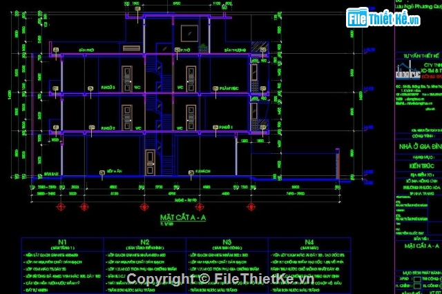 mẫu nhà phố 4 tầng,nhà phố 4 x 26m,nhà đầy đủ chi tiết