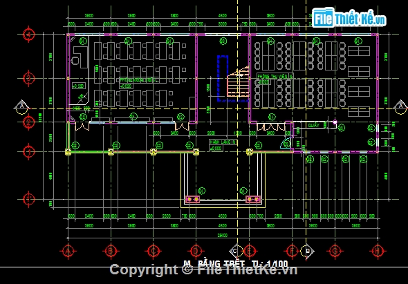 Bản vẽ,Bản vẽ autocad,autocad,bản vẽ cad kiến trúc,Trường tiểu học,Phòng học chức năng