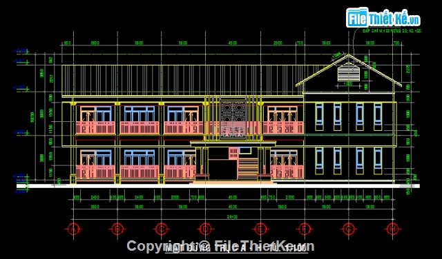 Bản vẽ,Bản vẽ autocad,autocad,bản vẽ cad kiến trúc,Trường tiểu học,Phòng học chức năng